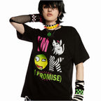DeadEndKids Original EMO Hardcore Skateboarding Punk Y2K Subcultural Printed Street Trendy Versatile Loose T shirt image 2