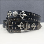 American style y2k punk belt rock hip hop rap motorcycle cool belt retro punk trend personality y2k belt
