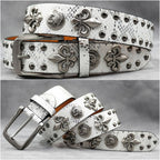 American style y2k punk belt rock hip hop rap motorcycle cool belt retro punk trend personality y2k belt