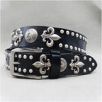 American style y2k punk belt rock hip hop rap motorcycle cool belt retro punk trend personality y2k belt