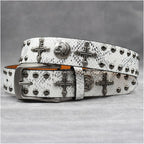 American style y2k punk belt rock hip hop rap motorcycle cool belt retro punk trend personality y2k belt