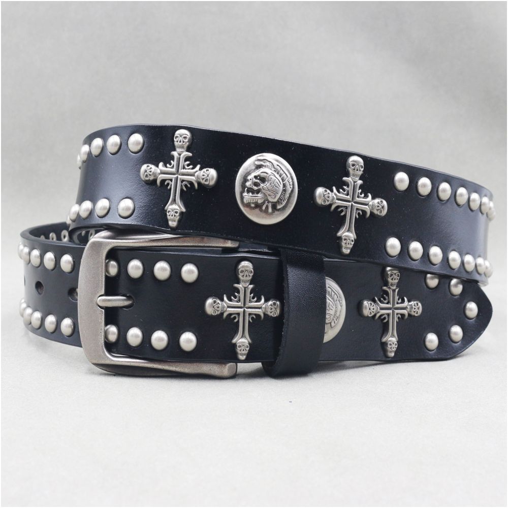 American style y2k punk belt rock hip hop rap motorcycle cool belt retro punk trend personality y2k belt