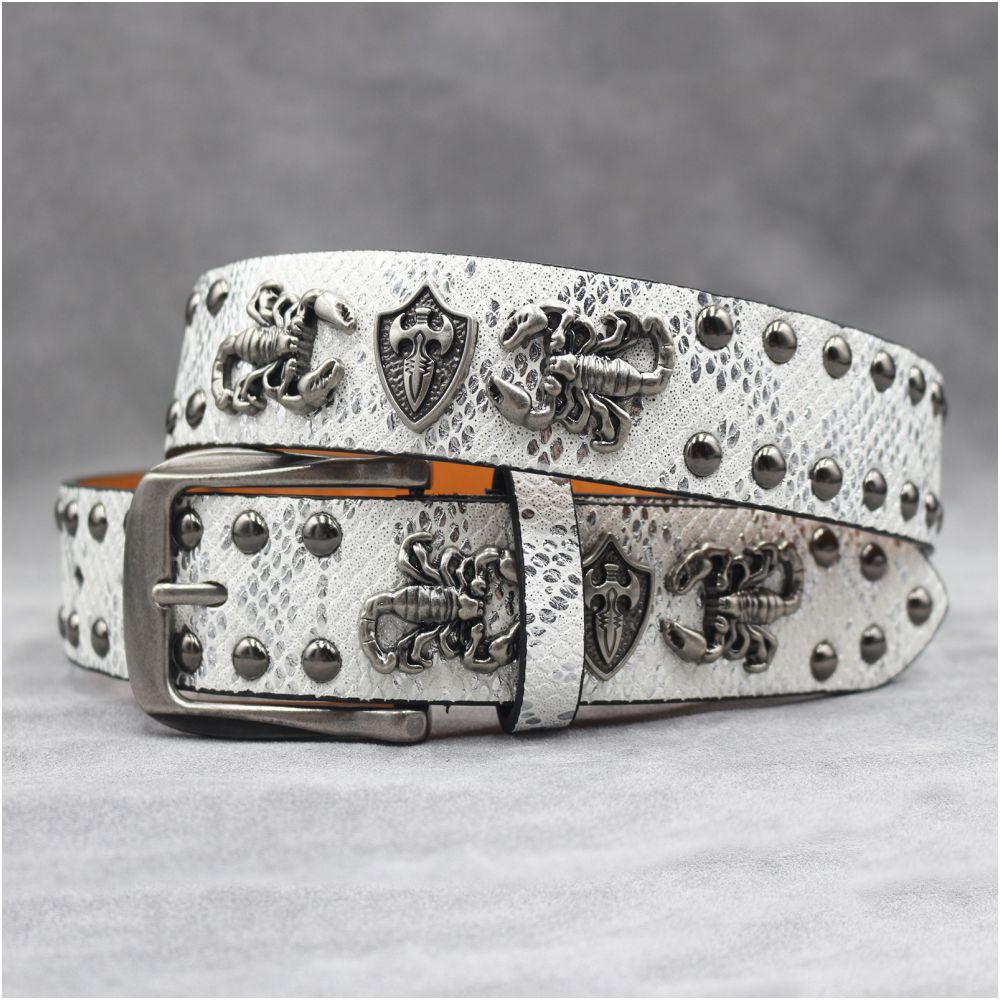 American style y2k punk belt rock hip hop rap motorcycle cool belt retro punk trend personality y2k belt