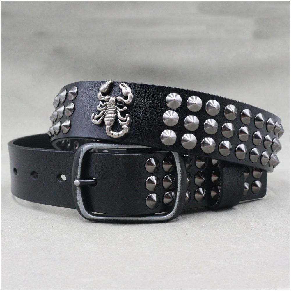 American style y2k punk belt rock hip hop rap motorcycle cool belt retro punk trend personality y2k belt