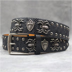 American style y2k punk belt rock hip hop rap motorcycle cool belt retro punk trend personality y2k belt