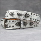 American style y2k punk belt rock hip hop rap motorcycle cool belt retro punk trend personality y2k belt
