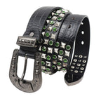 American style y2k punk belt rock hip hop rap motorcycle cool belt retro punk trend personality y2k belt