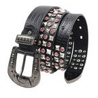 American style y2k punk belt rock hip hop rap motorcycle cool belt retro punk trend personality y2k belt