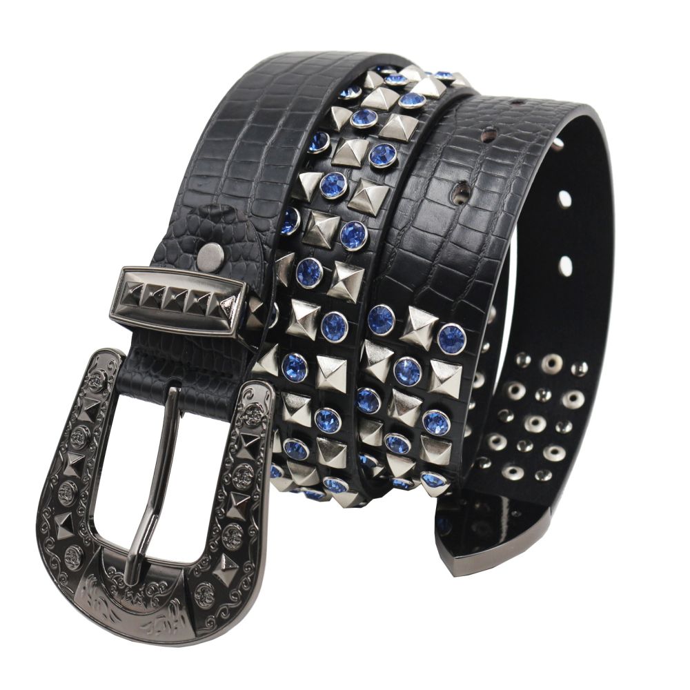 American style y2k punk belt rock hip hop rap motorcycle cool belt retro punk trend personality y2k belt