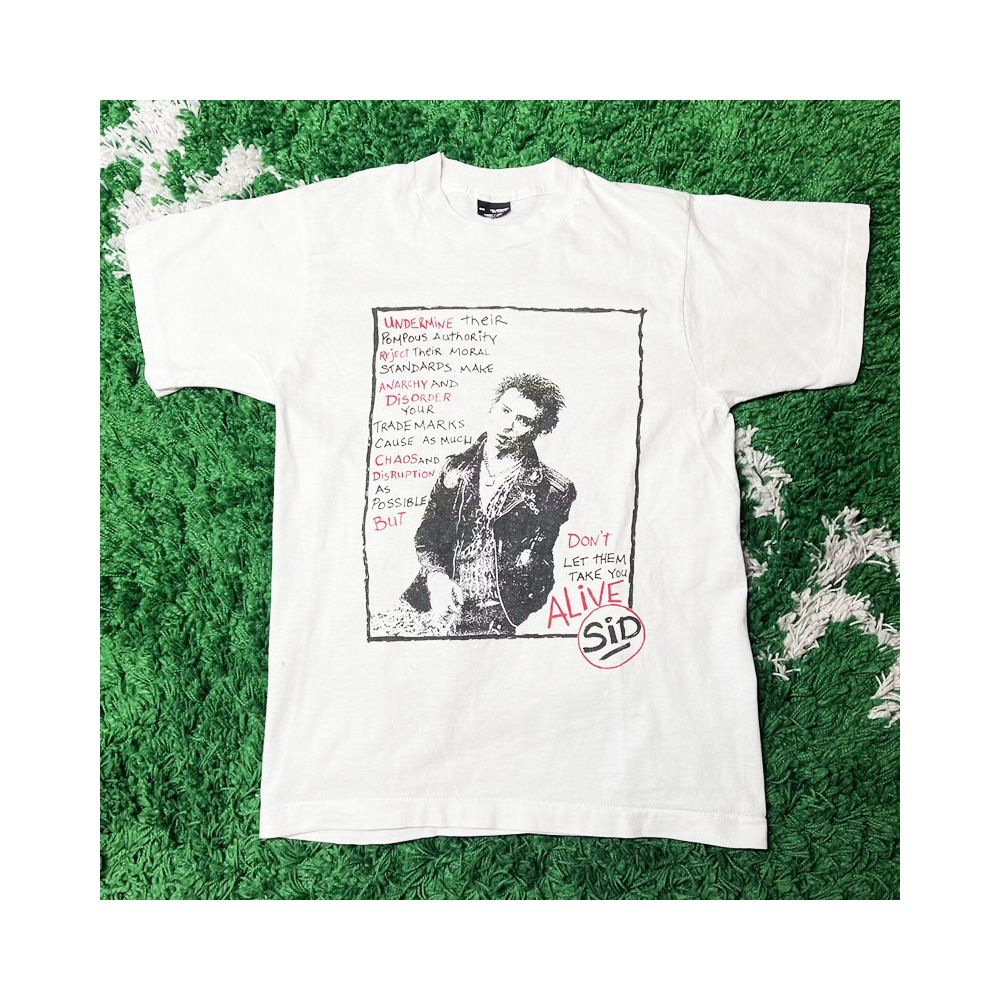 Sex Pistols Punk Punk Punk Style Sid Vicious American Retro Vintage T shirt