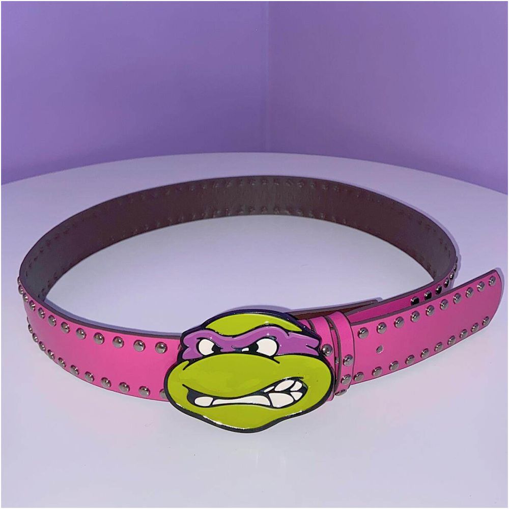 INS Harajuku Y2K Millennium Hot Girl European and American Street Style Letter Guitar Abi Rivet Hip Hop Niche Punk Belt