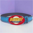 INS Harajuku Y2K Millennium Hot Girl European and American Street Style Letter Guitar Abi Rivet Hip Hop Niche Punk Belt