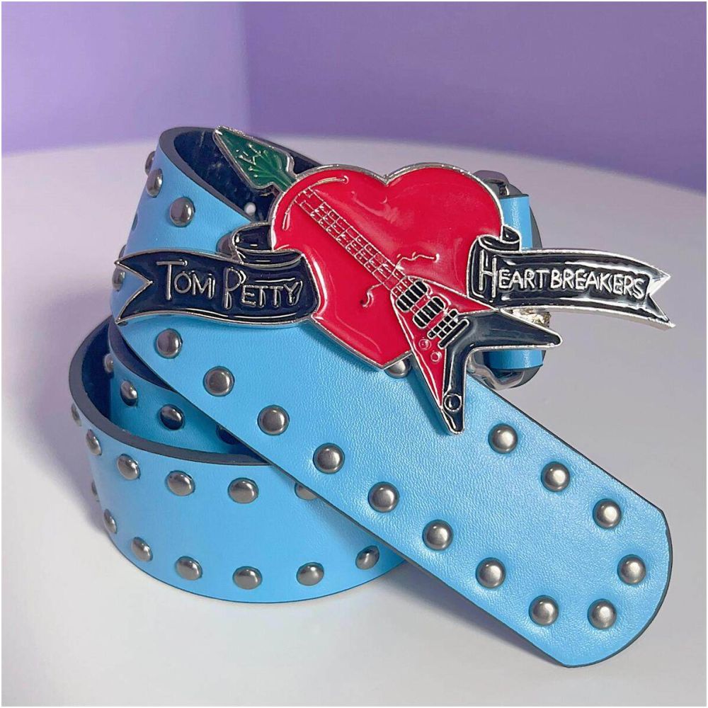 INS Harajuku Y2K Millennium Hot Girl European and American Street Style Letter Guitar Abi Rivet Hip Hop Niche Punk Belt