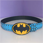 INS Harajuku Y2K Millennium Hot Girl European and American Street Style Letter Guitar Abi Rivet Hip Hop Niche Punk Belt
