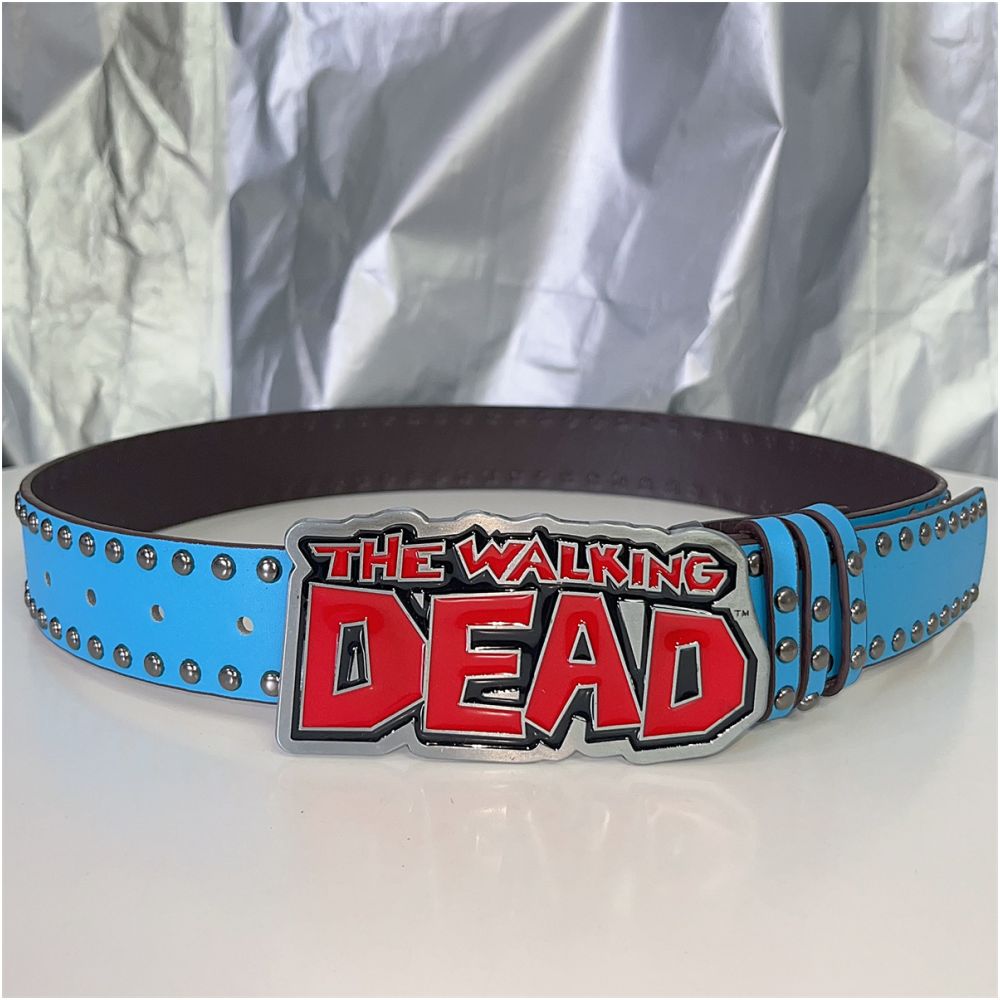 INS Harajuku Y2K Millennium Hot Girl European and American Street Style Letter Guitar Abi Rivet Hip Hop Niche Punk Belt