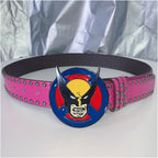 INS Harajuku Y2K Millennium Hot Girl European and American Street Style Letter Guitar Abi Rivet Hip Hop Niche Punk Belt