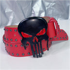 INS Harajuku Y2K Millennium Hot Girl European and American Street Style Letter Guitar Abi Rivet Hip Hop Niche Punk Belt