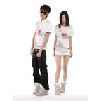 DETW Lingmao Original LOVE Cat Full Panel Digital Print Polo Shirt for Men and Women Slimming and Flattering image 2