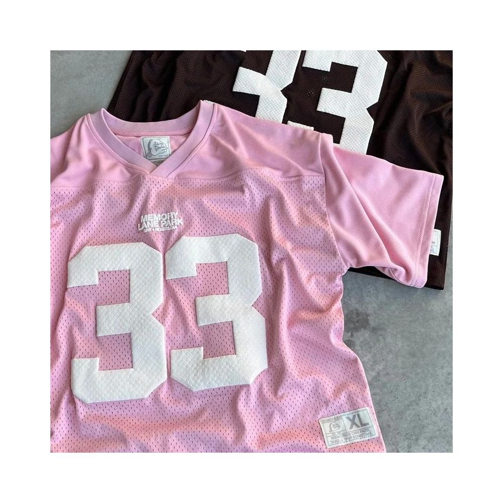 American Y2k hip hop new gothic v neck letter print sports short sleeved street clothing couple pattern T shirt image 1
