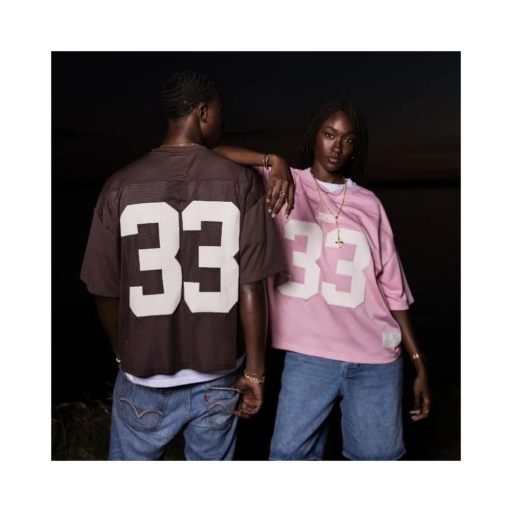 American Y2k hip hop new gothic v neck letter print sports short sleeved street clothing couple pattern T shirt image 3