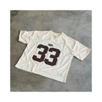 American Y2k hip hop new gothic v neck letter print sports short sleeved street clothing couple pattern T shirt