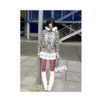 Abi street style detachable fur collar hooded sweatshirt women s autumn leopard print zipper cardigan jacket y2k top ins image 5