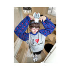 American retro round neck shoulder long sleeved T shirt for women s early autumn new oversized T shirt casual versatile top ins image 2