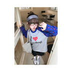 American retro round neck shoulder long sleeved T shirt for women s early autumn new oversized T shirt casual versatile top ins image 3