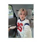 American college style round neck long sleeved T shirt for women in autumn new digital embroidery contrasting color street style base shirt top image 5
