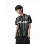 Sgw over dose striped flag digital printing street retro right shoulder version quick drying cool short sleeved jersey image 3