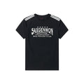Saxgenwon street race stretch slim fit striped crew neck streetwear print summer trendy regular shoulder short sleeve t shirt image 0