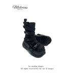 MIbvias Petite Height Increasing Gothic Punk Hot Girl Style Mesh Breathable Platform Sandals with Ugly Cute Big Head Design image 3