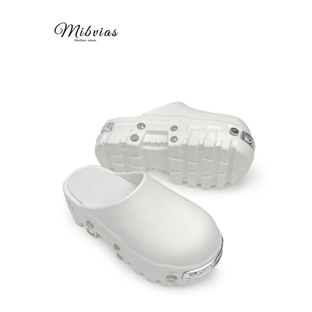 Mib Vias Thick Bottom Baotou Dragging Women s Summer Outerwear Increased Anti slip Punk Style Personalized Cool Dragging Trend Sweet Cool image 3